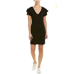 Pam And Gela Womens Ruffle Shift Dress Size S 1007